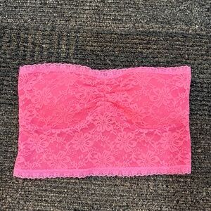 Forever 21 Vibrant Pink Lace Bandeau